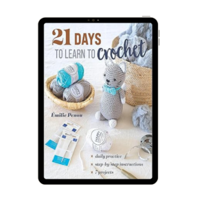 21 Days to Learn to Crochet: Daily Practice, Step-by-Step Instructions, 7 Projects
